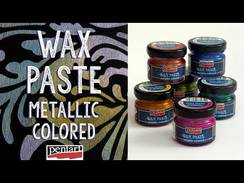 Coloured Metallic Wax Pastes by Pentart