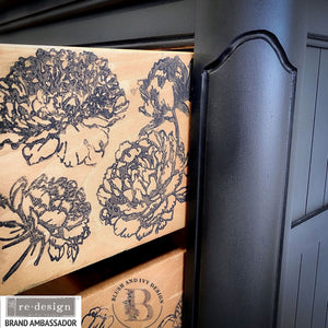 Decorative Stamp, Linear Floral By Redesign