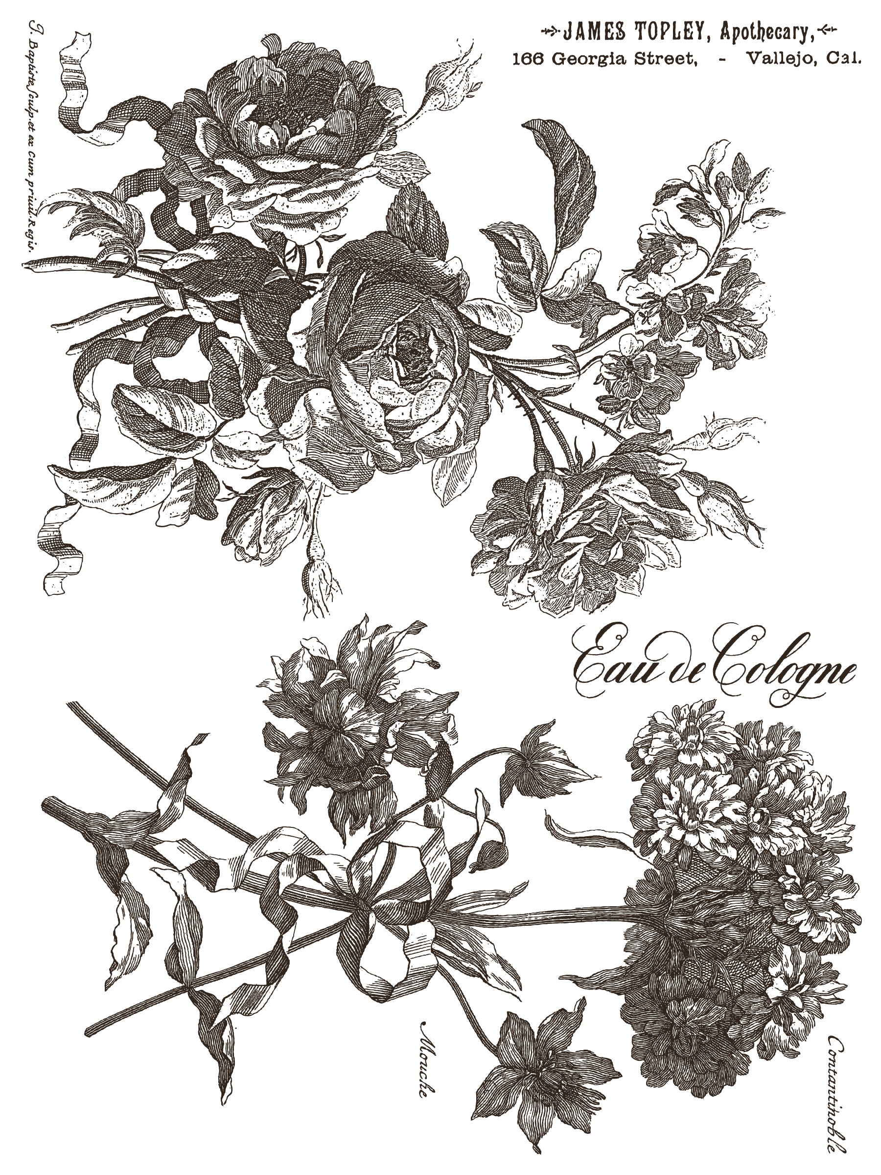 Floriography Paint Inlay by Iron Orchid Designs IOD Summer 2025