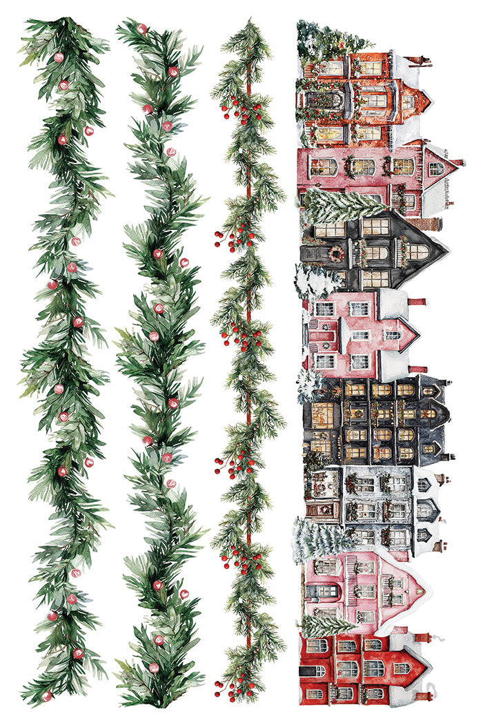 Partridge Lane Transfer by Iron orchid Designs IOD Christmas 2025  LIMITED EDITION