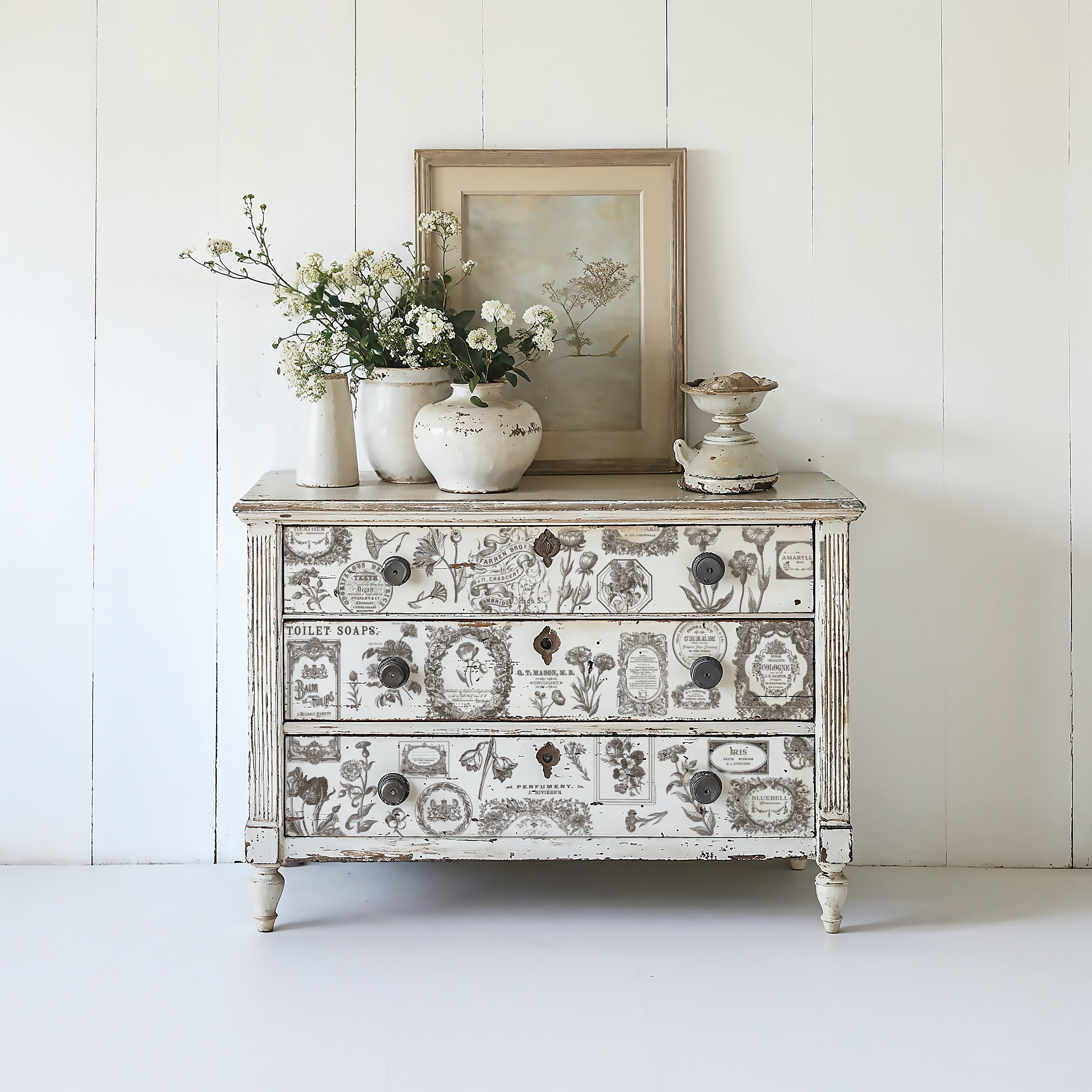 Floriography Paint Inlay by Iron Orchid Designs IOD Summer 2025