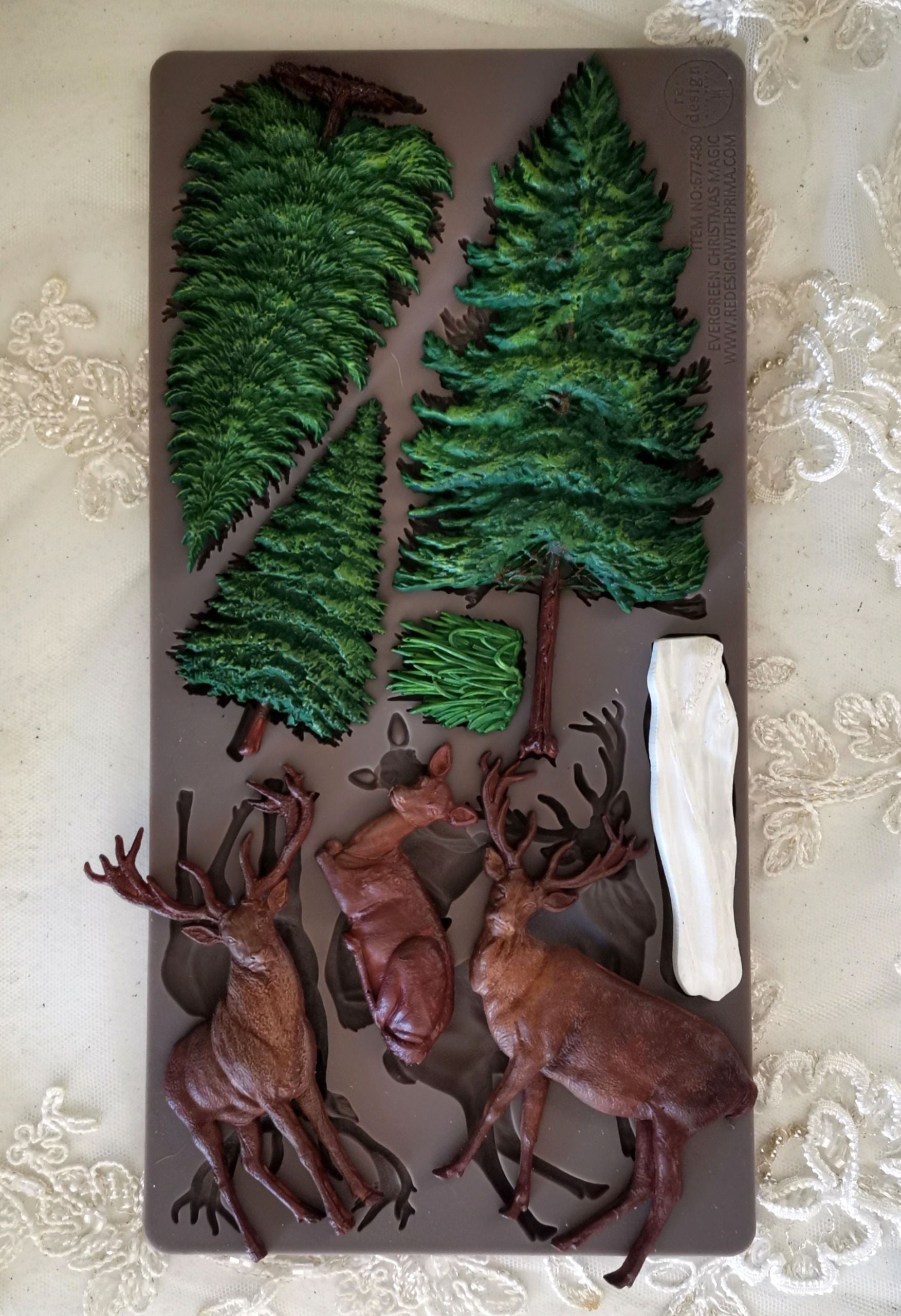 Evergreen Christmas Magic Mould by Redesign with Prima