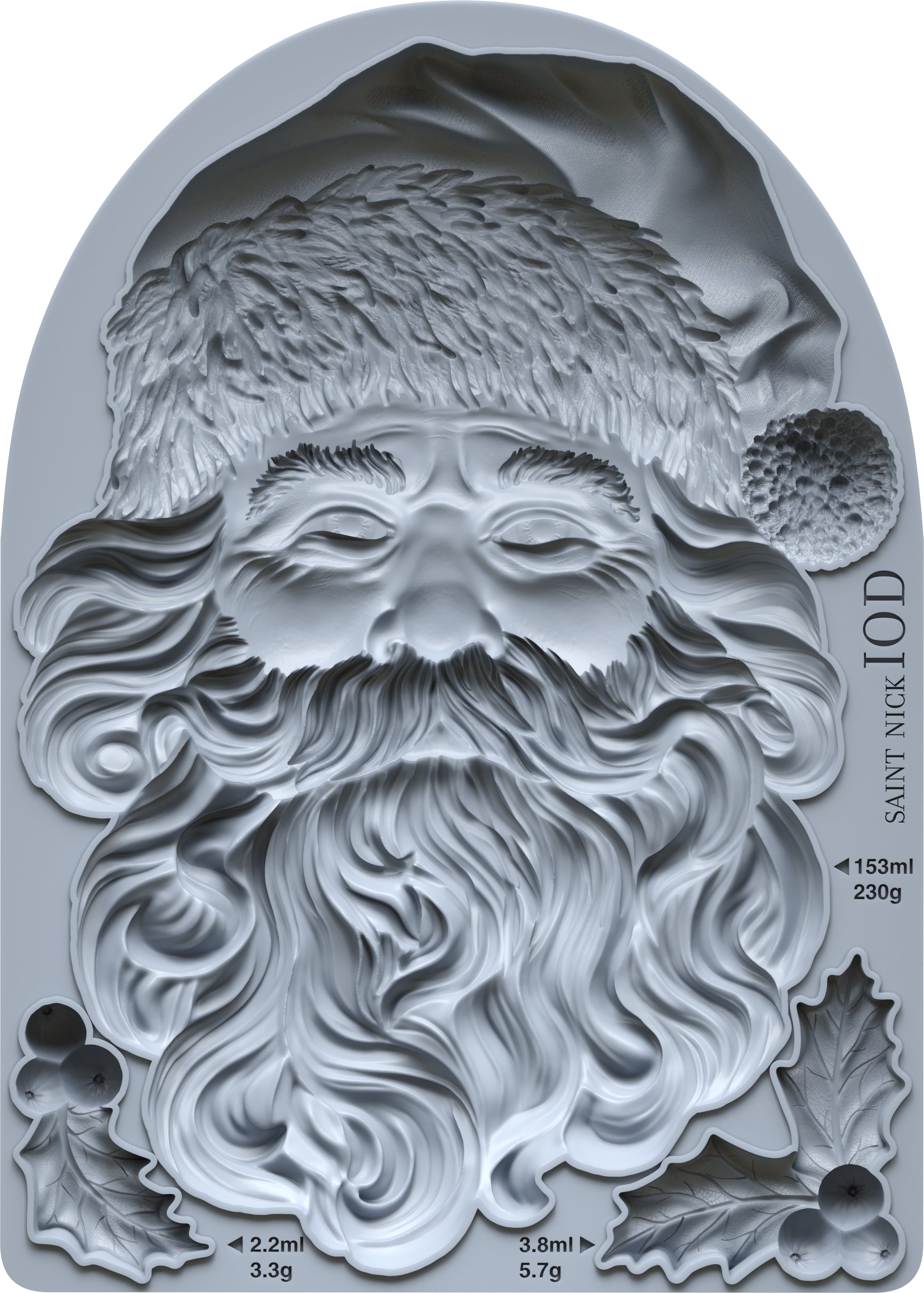 Saint Nick Decor Moule par Iron Orchid Designs IOD Christmas 2025 Édition limitée
