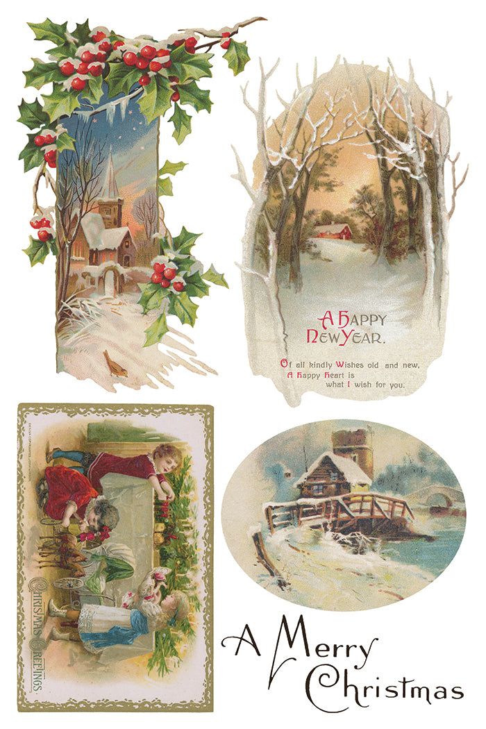Christmas Joy Transfer by Iron orchid Designs IOD Christmas 2025  LIMITED EDITION