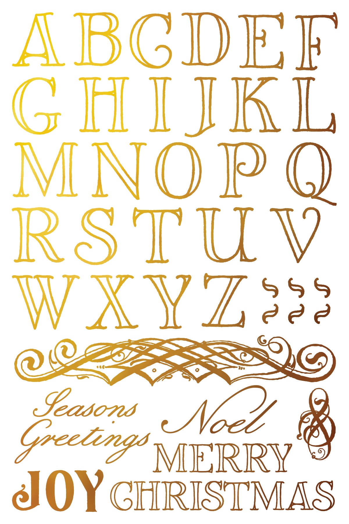 Figgy & Flourish Gilded Transfer Transfer by Iron orchid Designs IOD Christmas 2025  LIMITED EDITION