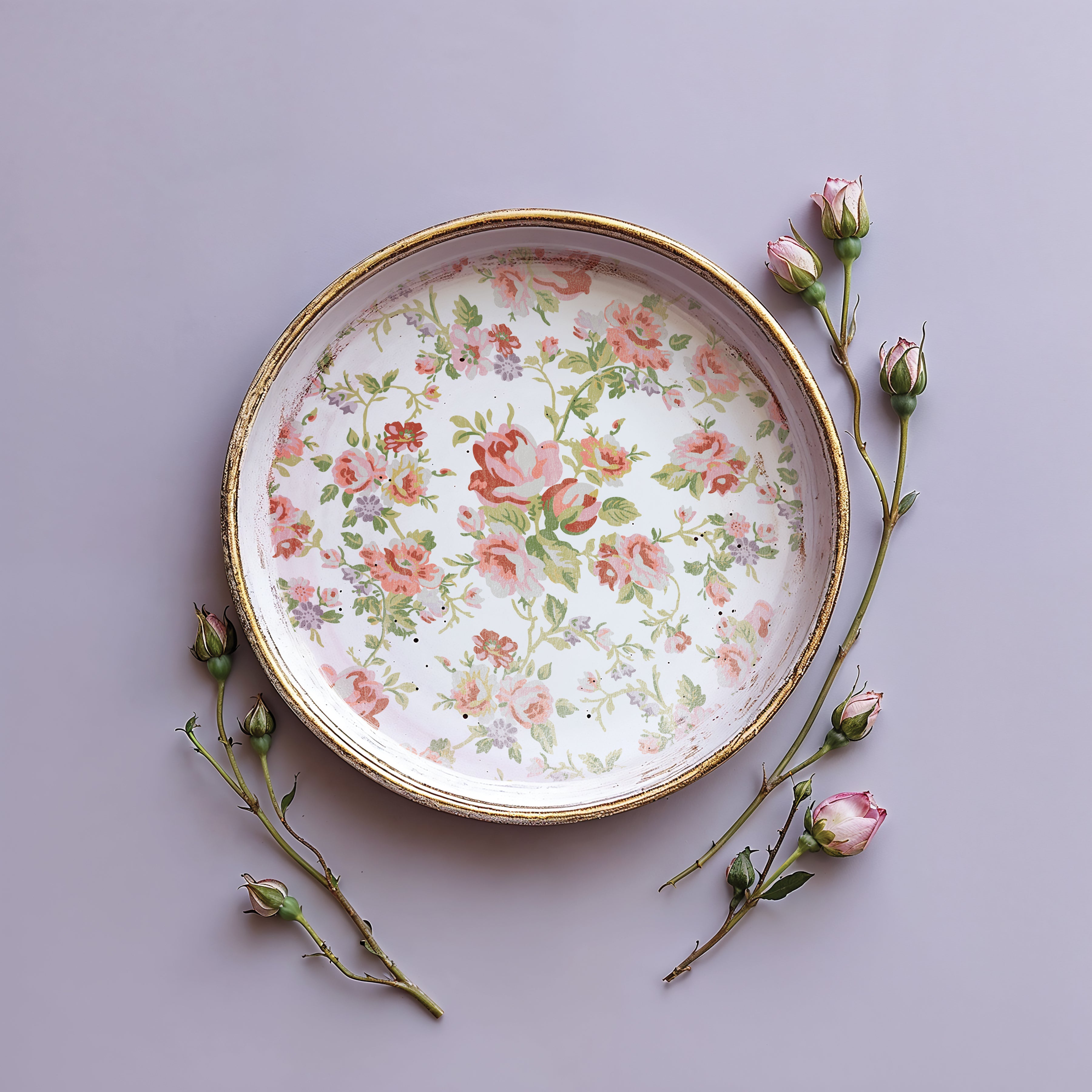 Ditsy Blooms Farbe inlay von Iron Orchid Designs IOD