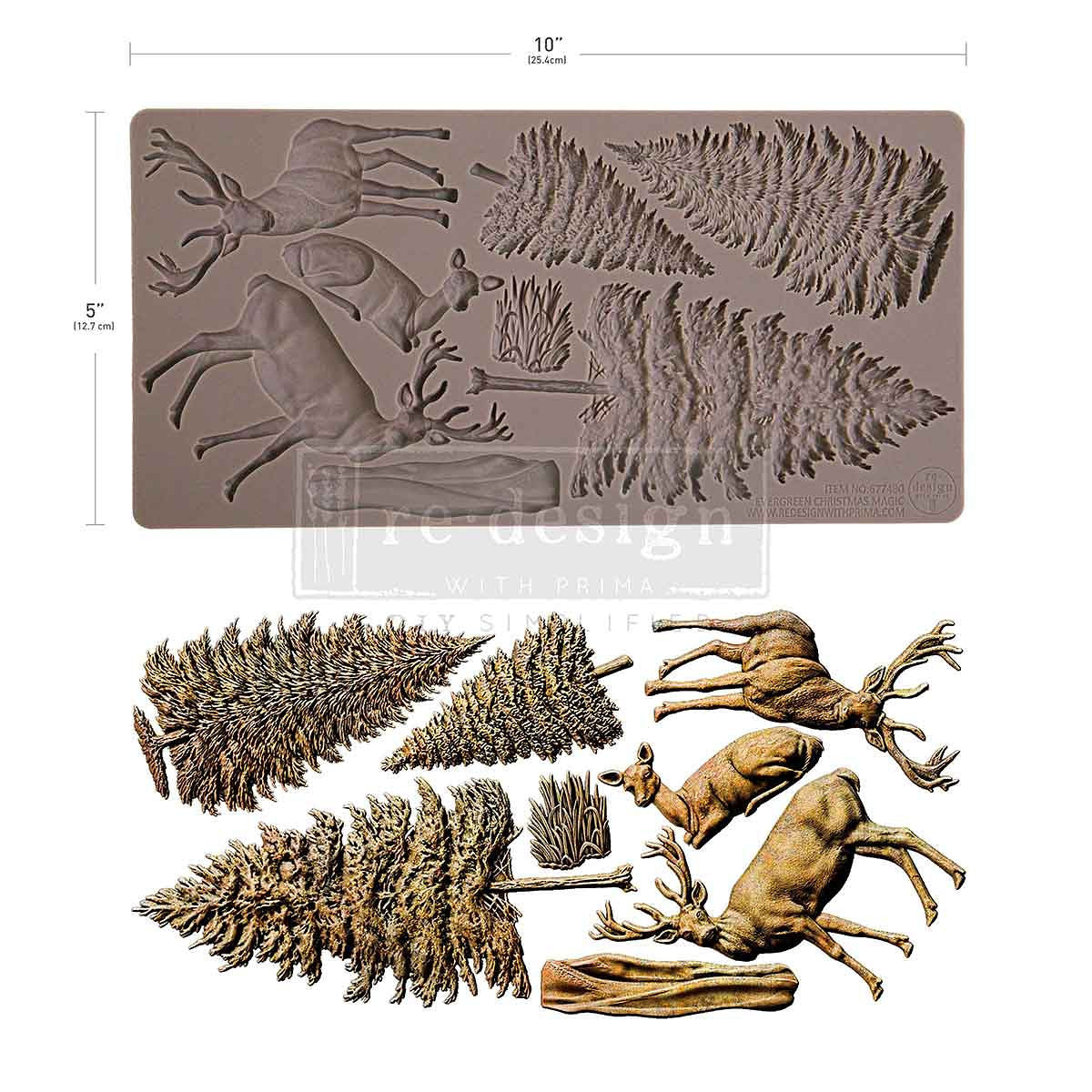 Evergreen Christmas Magic Mould by Redesign with Prima