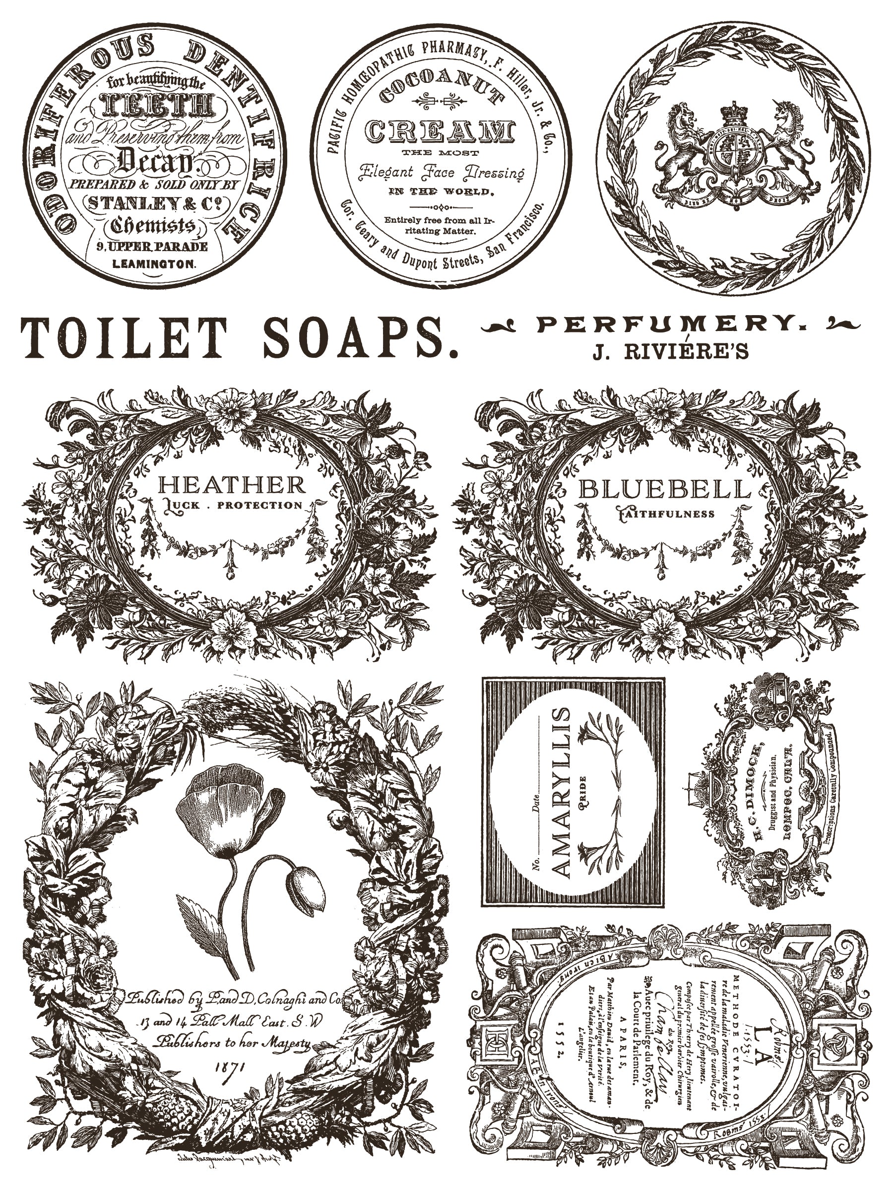 Floriography Paint Inlay by Iron Orchid Designs IOD Summer 2025