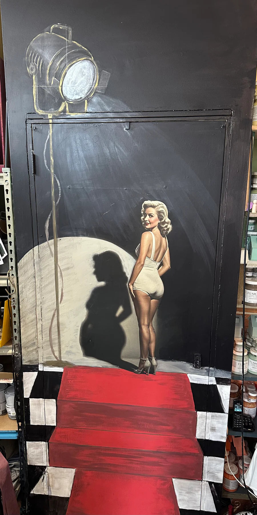 Silhouette de plata - Mint Decoupage Paper - Mint by Michelle Limited Edition