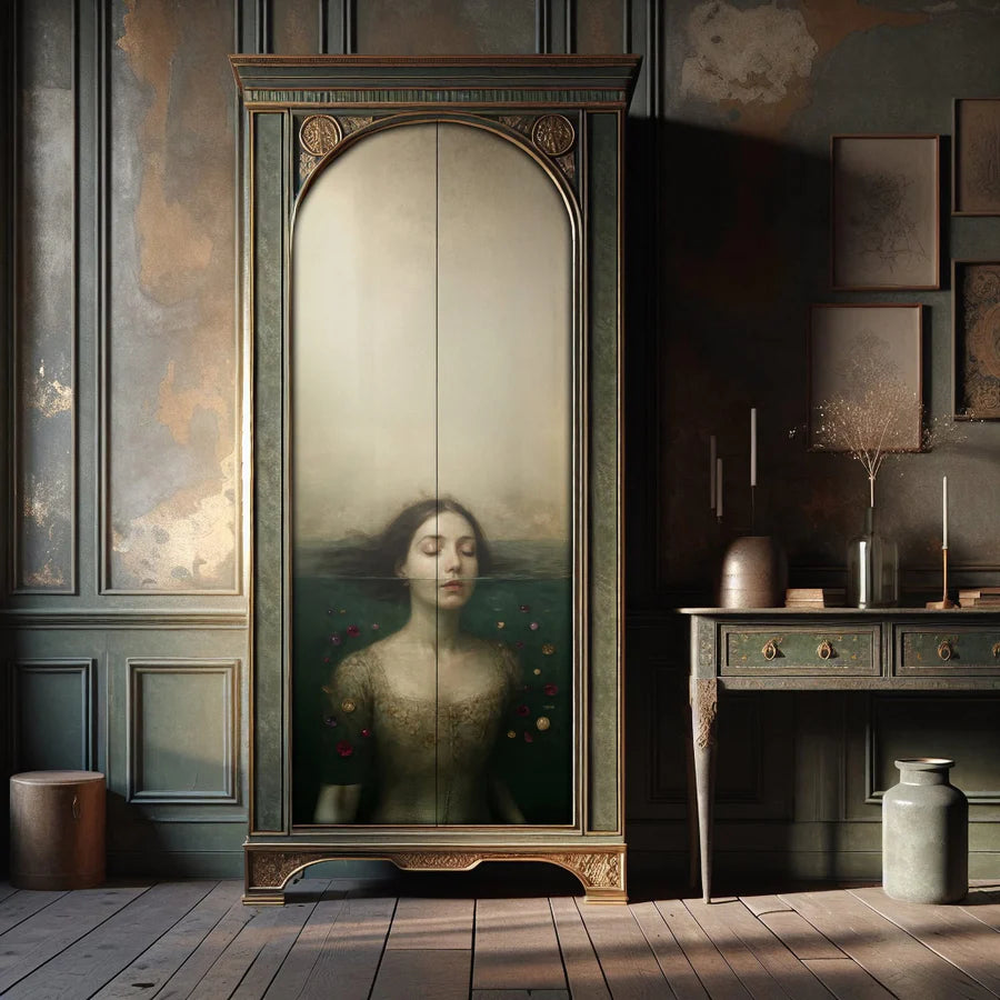 Cabeza sobre el agua - Mint Decoupage Paper - Mint by Michelle Limited Edition