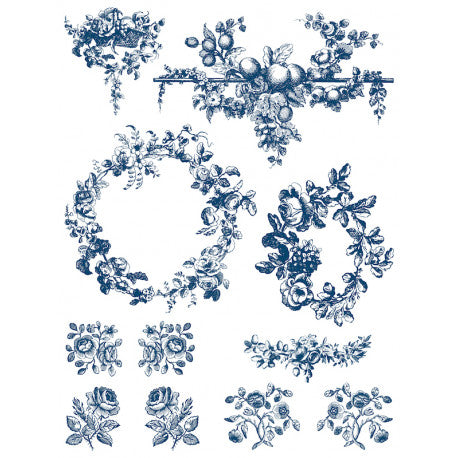 Delft Traditions AzurenPaint Inlay by Iron Orchid Designs