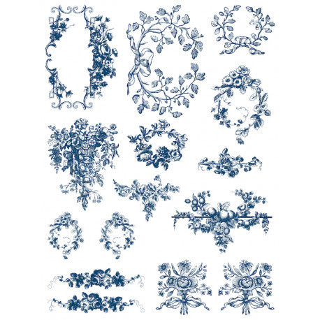 Delft Traditions AzurenPaint Inlay by Iron Orchid Designs