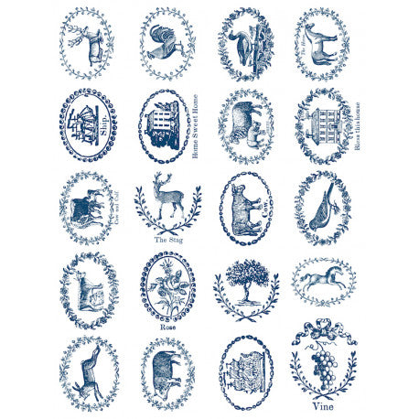 Delft Traditions AzurenPaint Inlay by Iron Orchid Designs