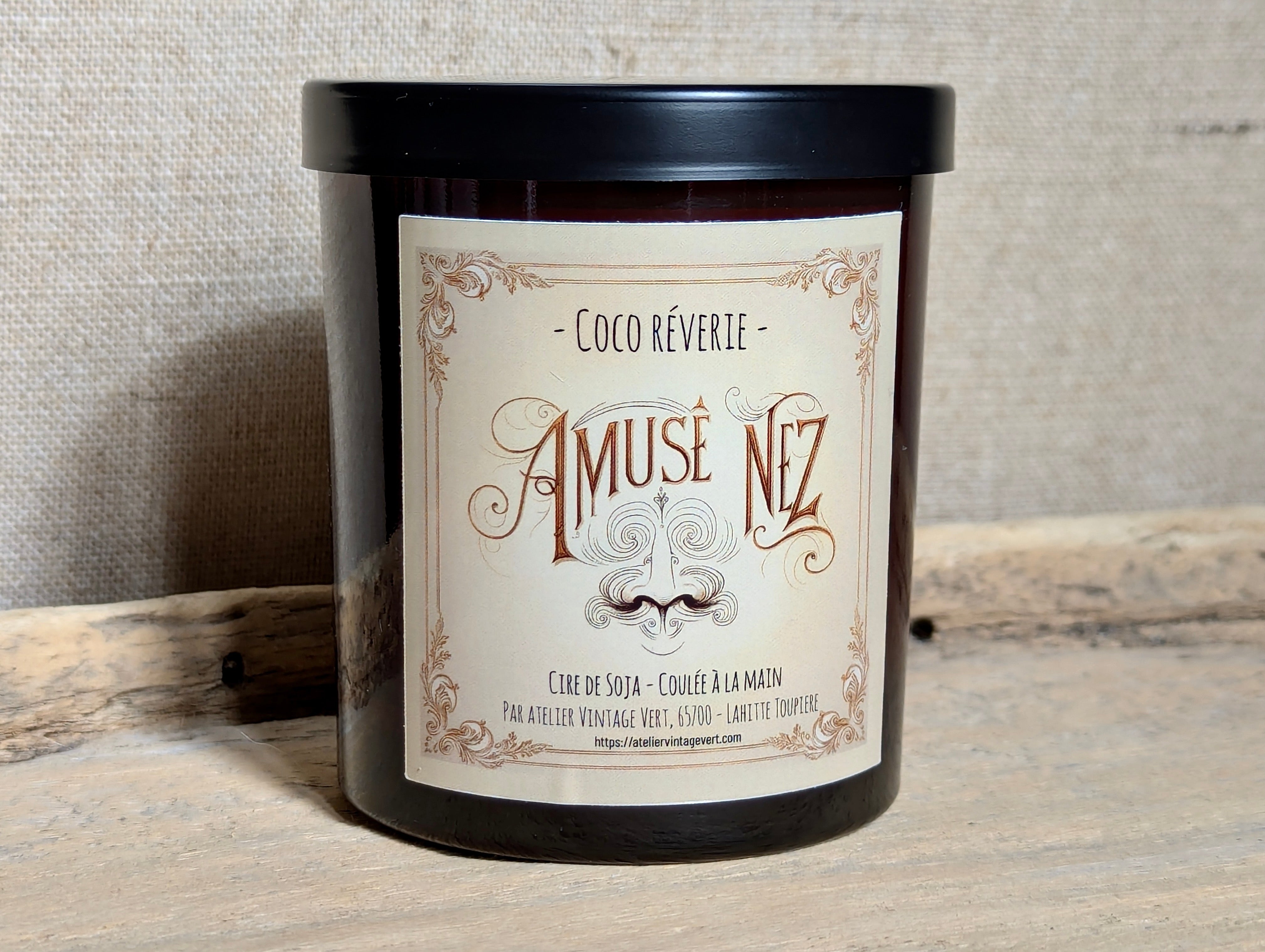 Bougie de soja Coco Rêverie | Collection Amusé Nez