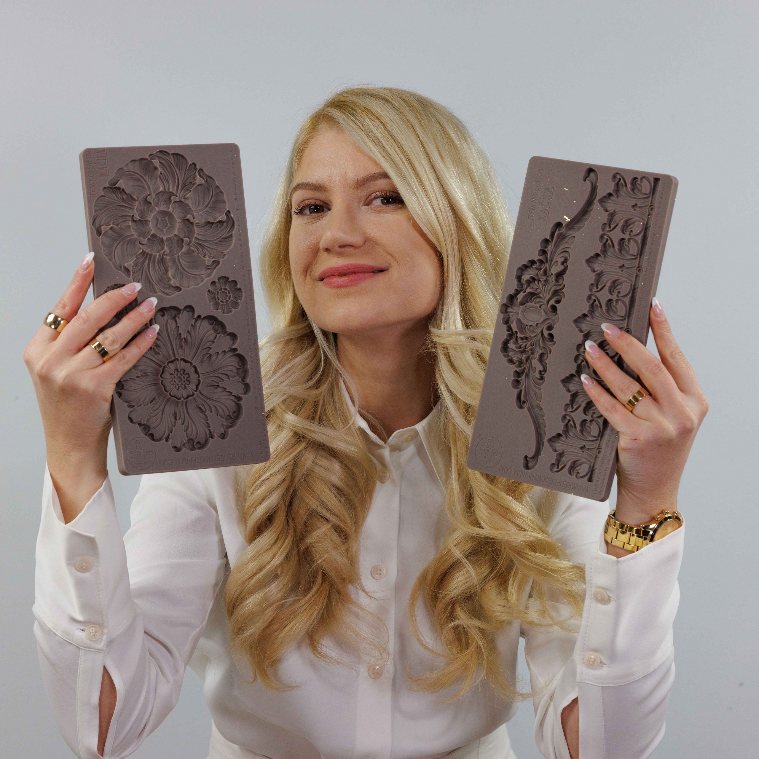 Engraved Etchings by Kacha  Decor Mould for Redesign with Prima