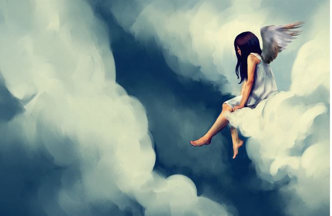 Angel Decoupage paper - Mint by Michelle