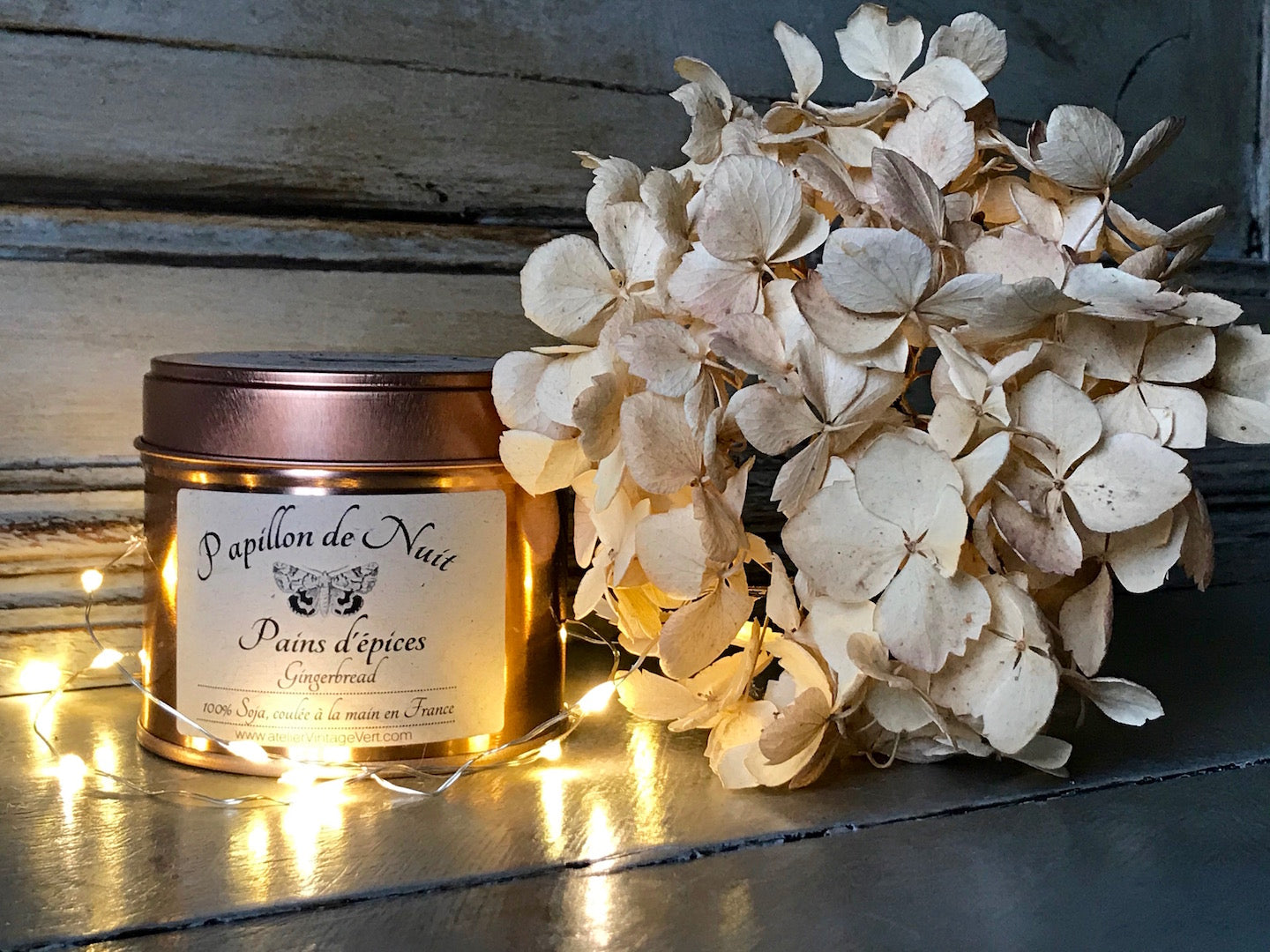 Vela de soja - pão de gengibre