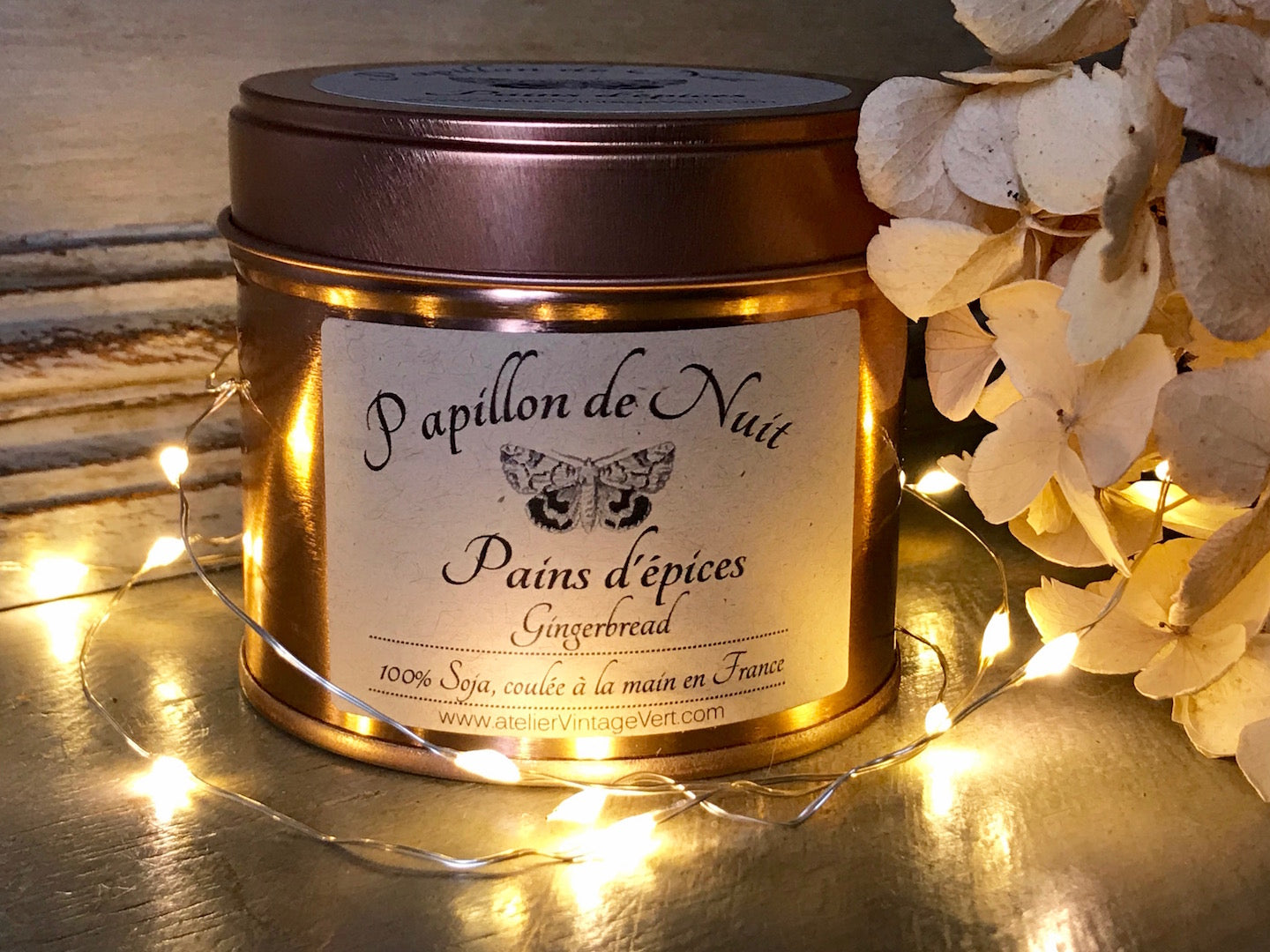 Vela de soja - pão de gengibre