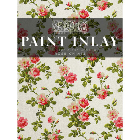 Rose chintz pintura incrustación de Iron Orchid Designs IOD